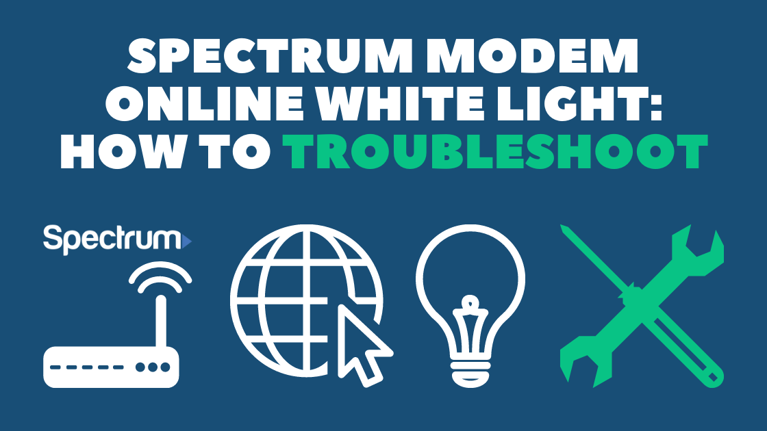 Spectrum Modem Online White Light
