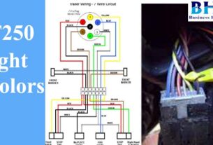 How to connect ford f250 tail light wire colors to a trailer